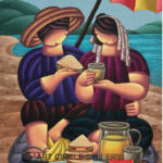 Date on the beach