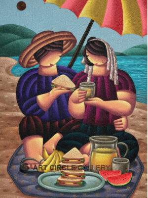 Date on the beach