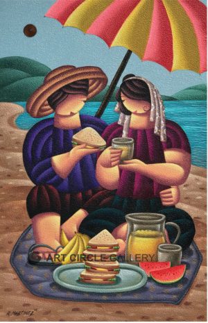 Date on the beach