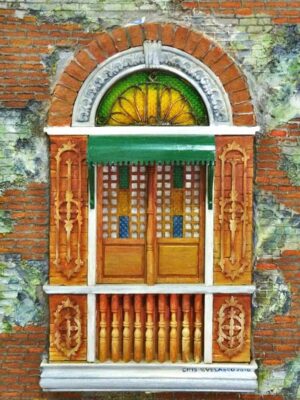 Old Window with Canopy