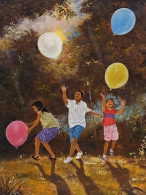Kids and Balloons