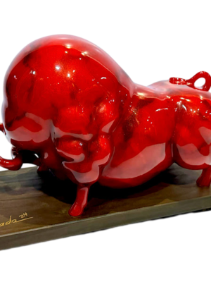 Vibrant Bull (Red)