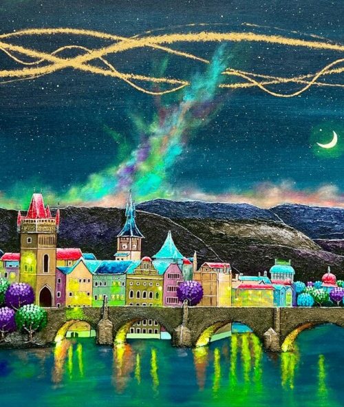 Nightfalls Over the Crescent River