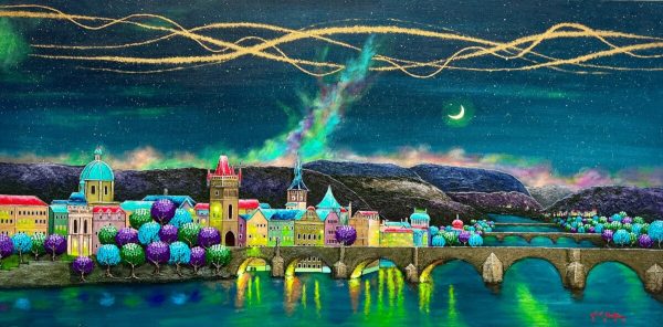 Nightfalls Over the Crescent River