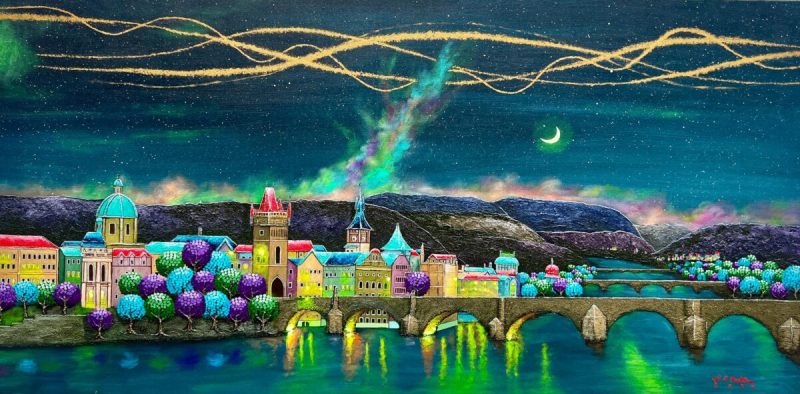 Nightfalls Over the Crescent River