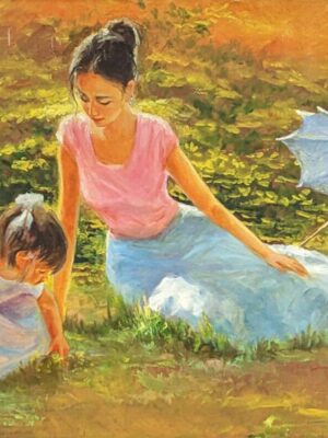 Mother and Child in the Garden