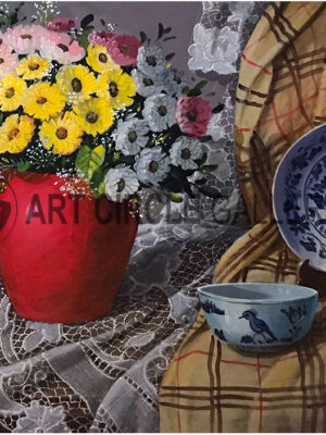 Serenity in Bloom and Porcelain