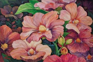 Hollyhocks Alcea