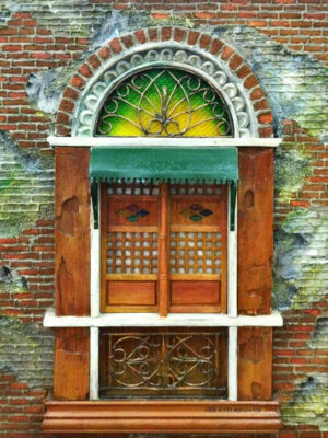 Old Window With Canopy