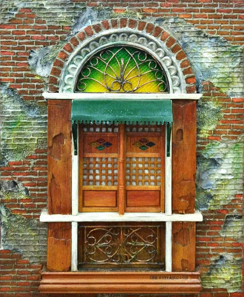 Old Window With Canopy