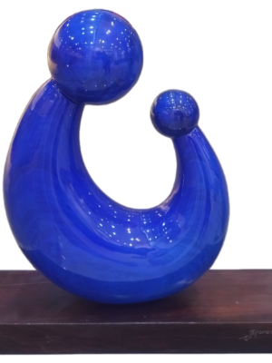 Father and Son Blue