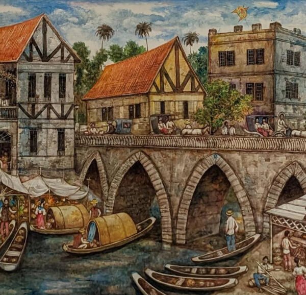 Riverside Market in the Old World