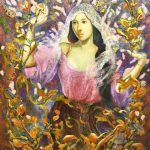Lady in the garden