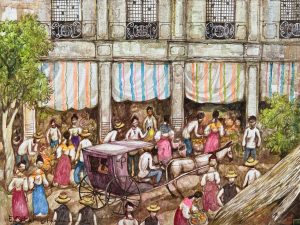 Bustling Market