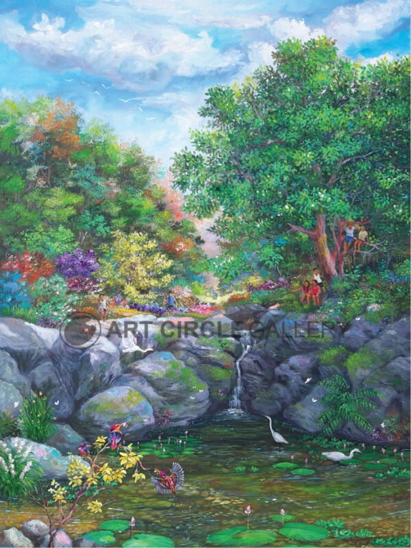 Birds By The Creek