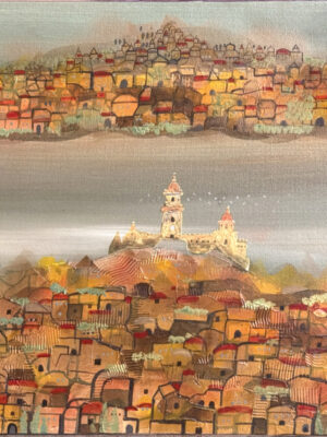 Marvelous Old Cities in Between Water and Cloudless Sky