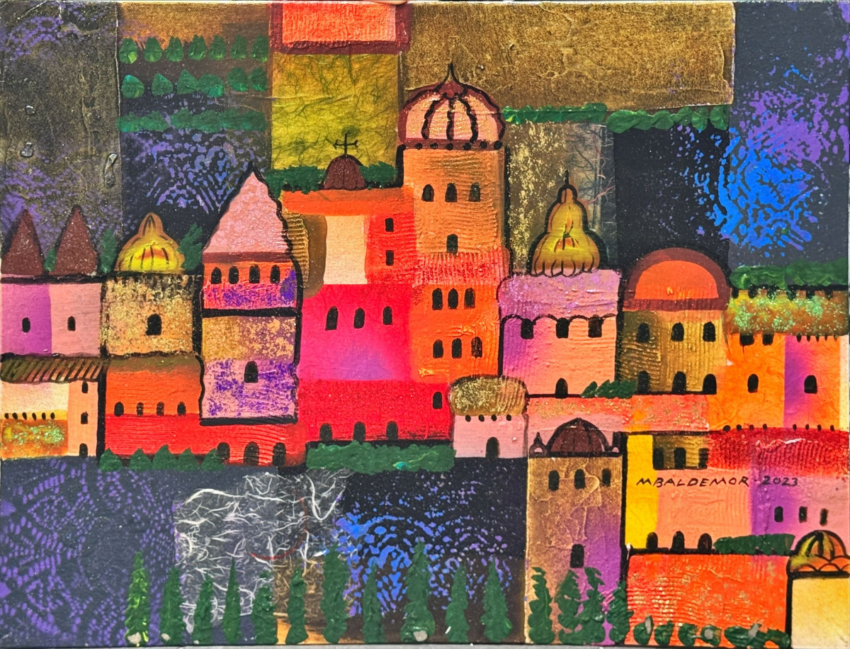 Splendid Ancient Castle and Town