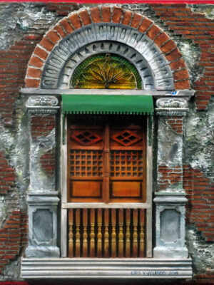 Old Window With Canopy