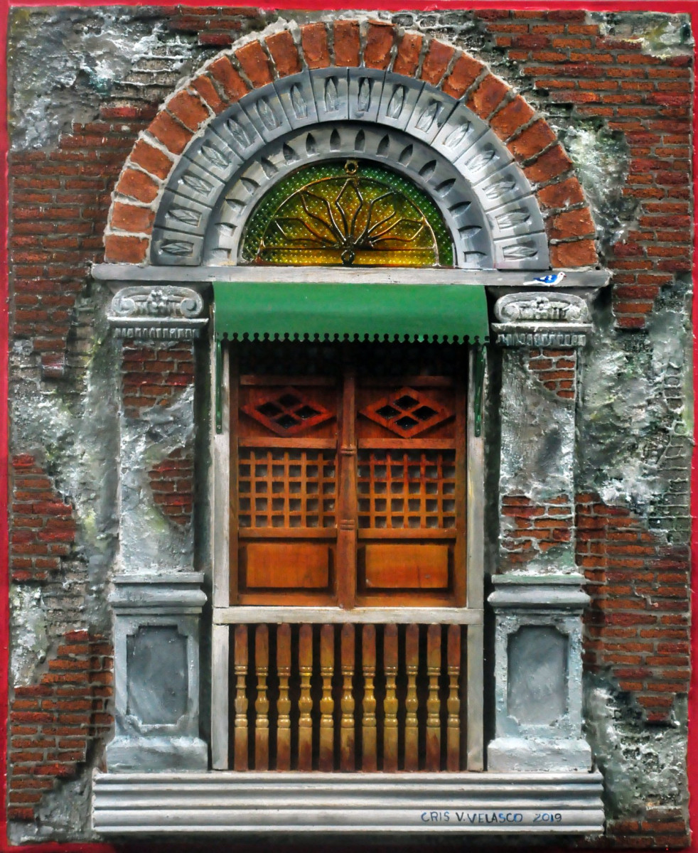Old Window With Canopy