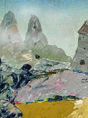 Valley and Rock Formation