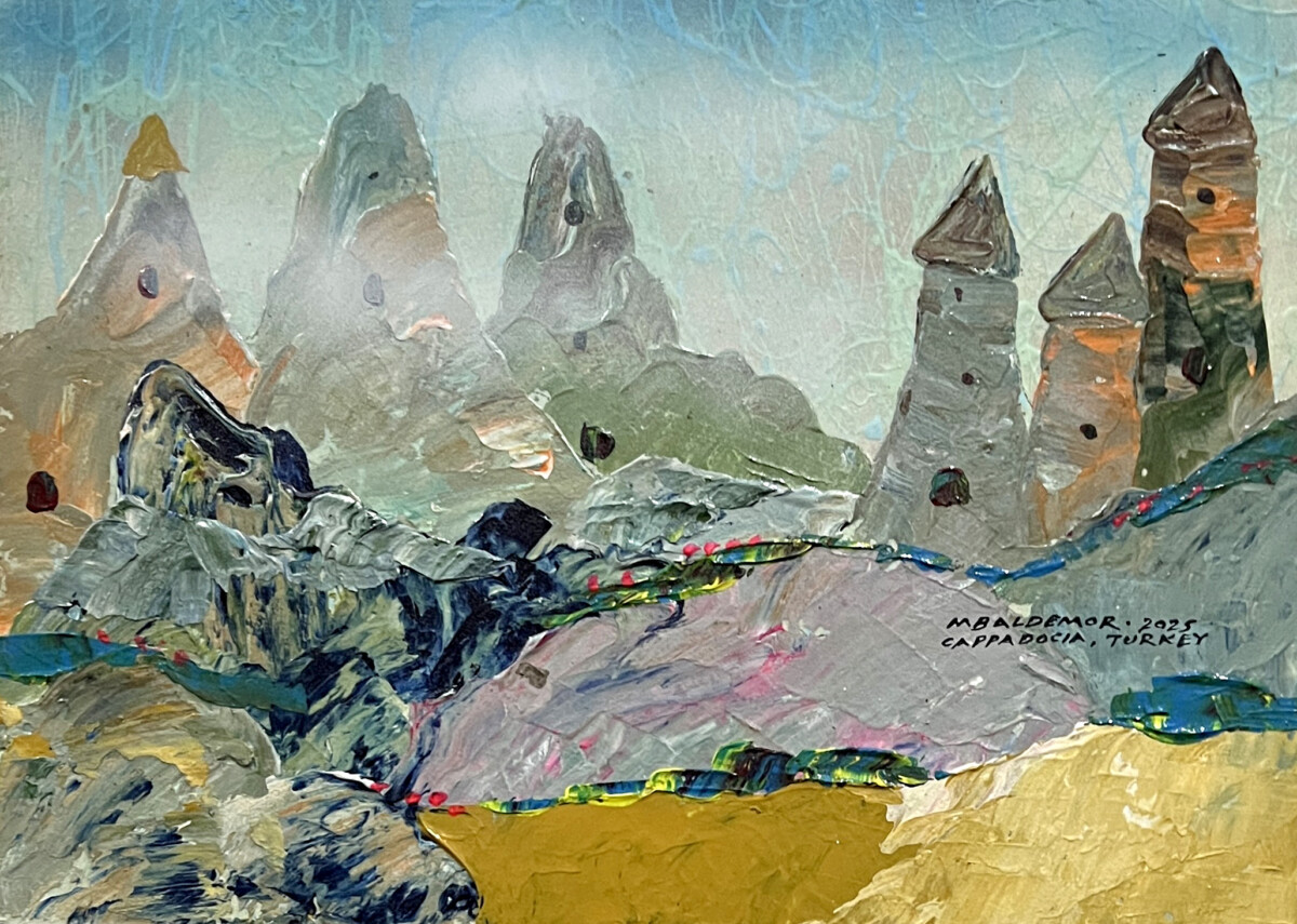 Valley and Rock Formation