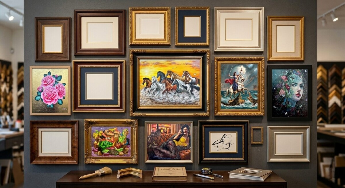 Curated Custom Framing Selection
