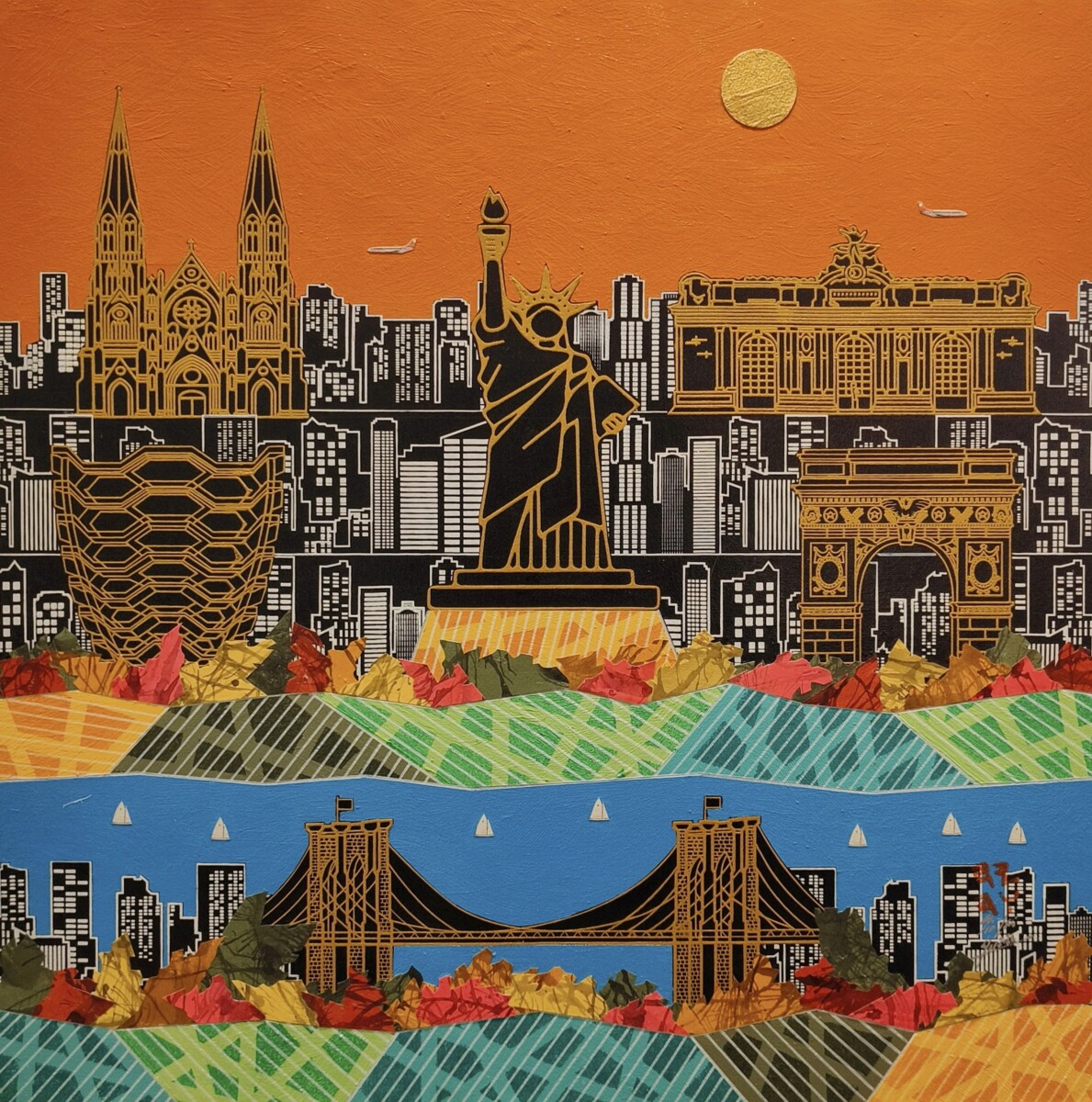 Golden Skyline Horizons