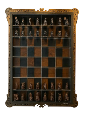 Battle of the Nuts Chess Wall