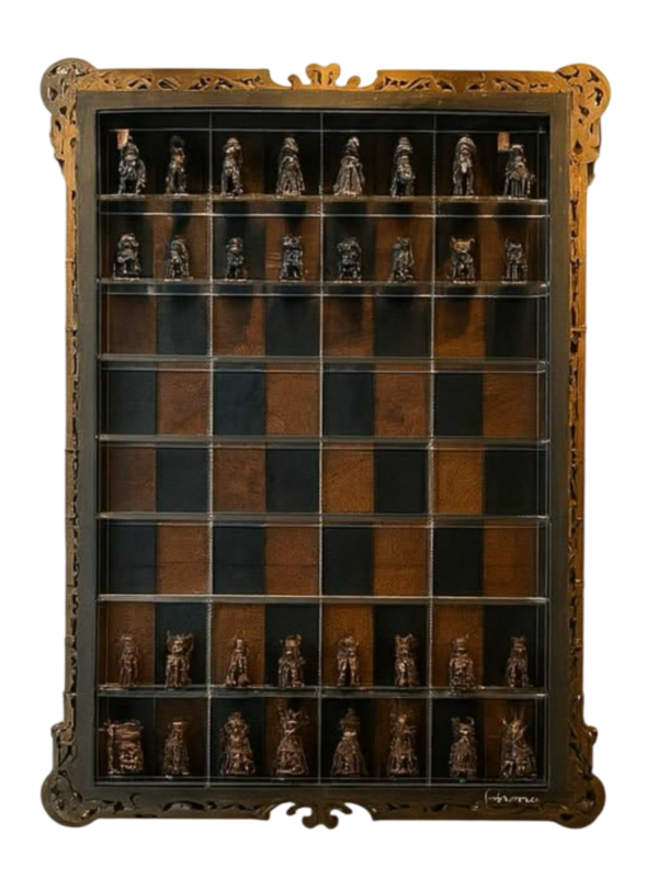 Battle of the Nuts Chess Wall