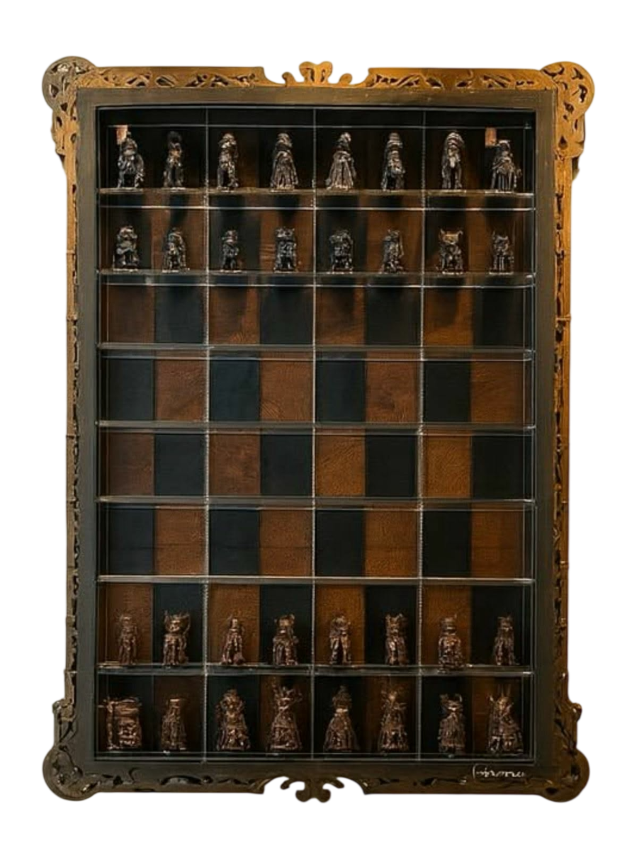 Battle of the Nuts Chess Wall