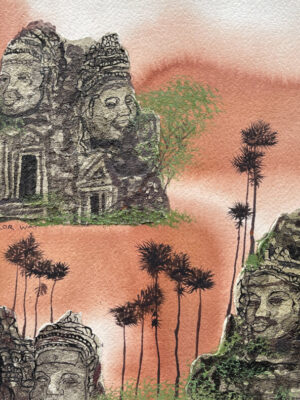 Faces of Timeless Image of Bodhissatva