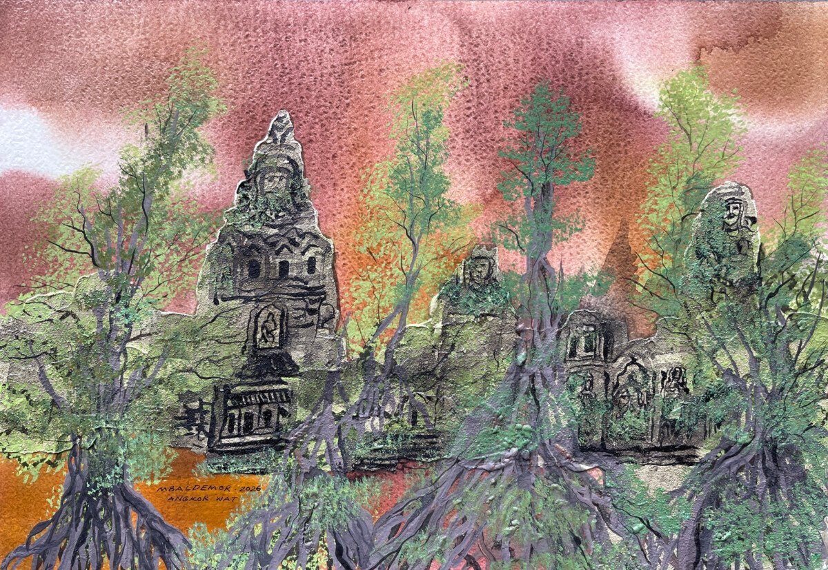Giant Banyan Trees Covered The Ancient Ruins