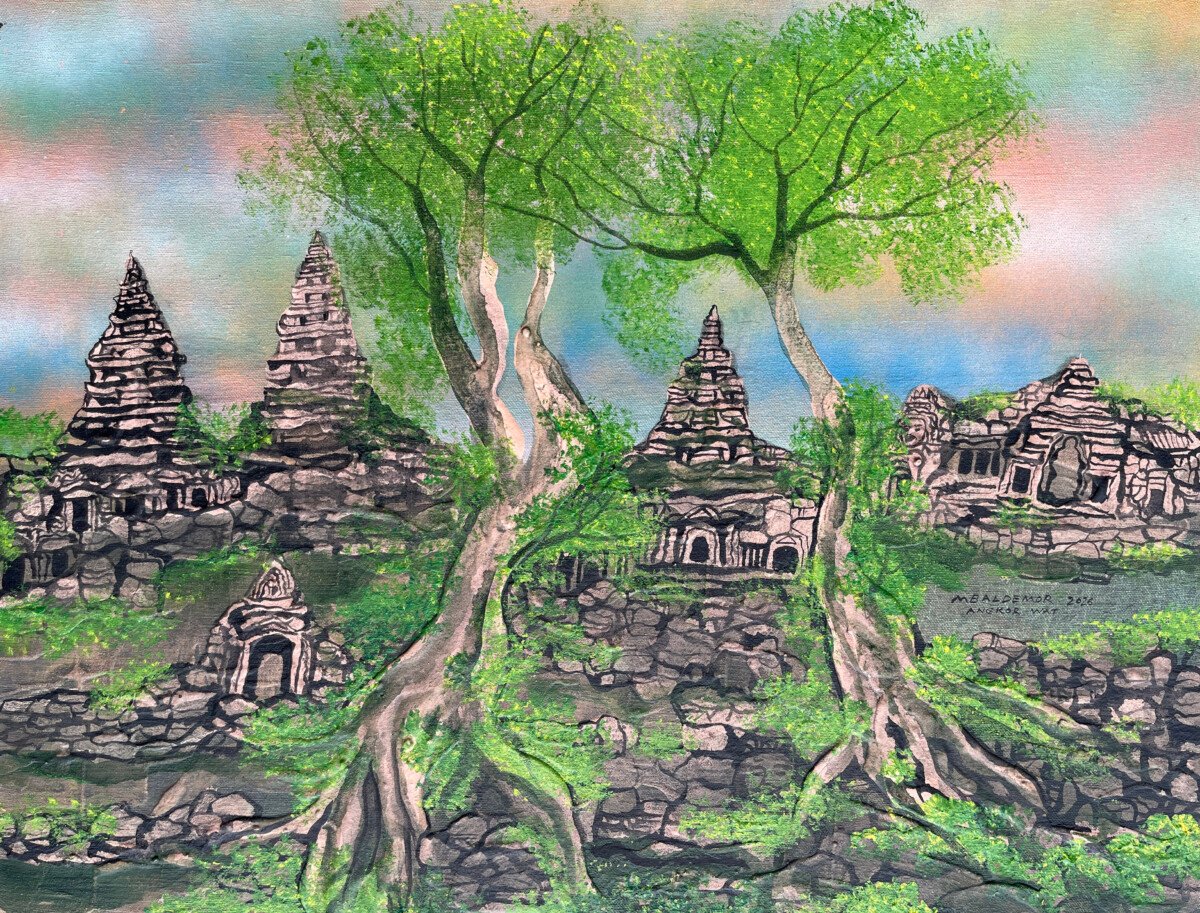 Significant Angkor Wat from the City of Gods