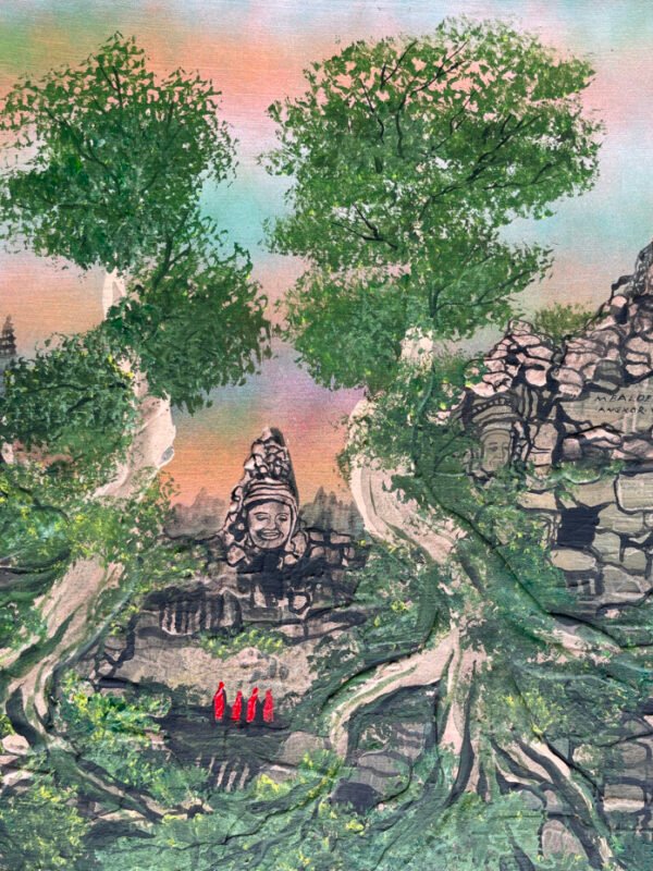 Flamboyant Ancient Temple of Cambodian Civilization